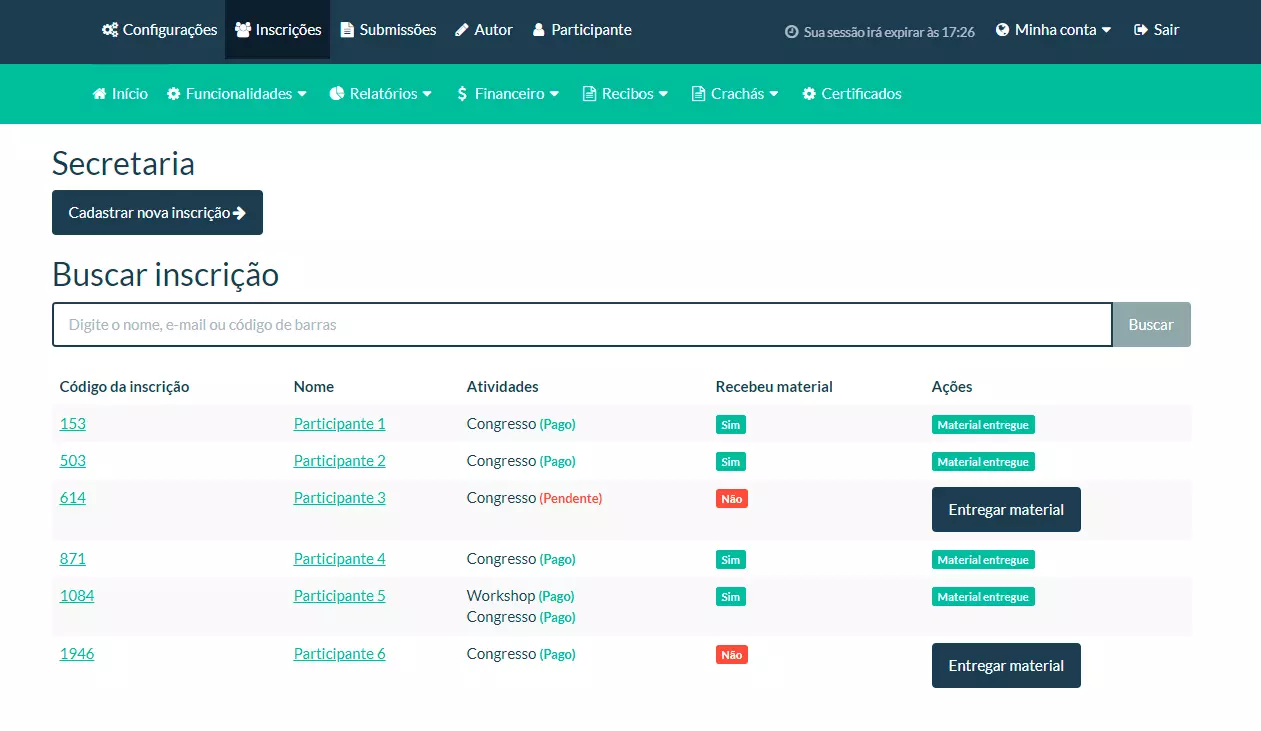 rtp.leao.bet. - Tela do sistema